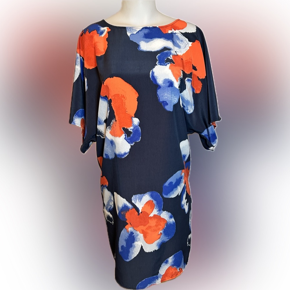 H by HALSTON Floral Dress - Size Medium